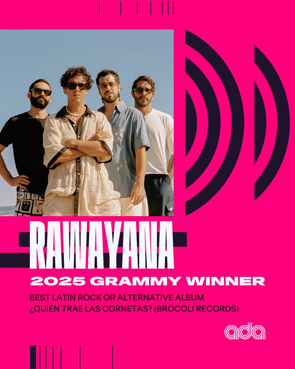 ada_music's tweet photo. Congratulations to our incredible label and artist partners on their 2025 #GRAMMYs wins! 🏆 🎉 🎶 

#musicindustry #independentmusic https://t.co/xl3zZI0dwm