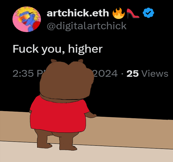 R.I.P. Bear Market
2/1/25 - 2/3/25

in those two days, i felt alive