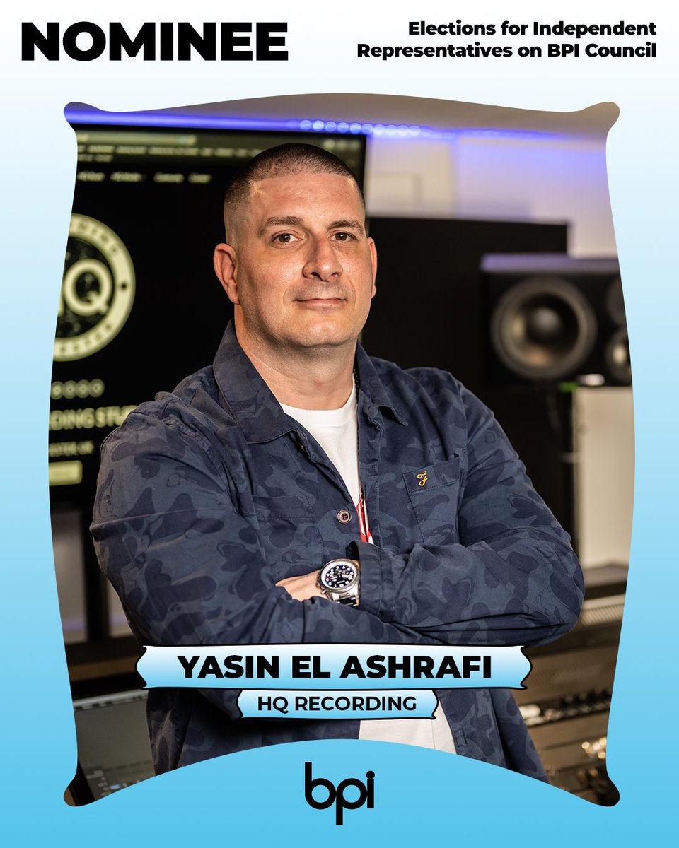 BPI Members, I need your vote! 🗳️

I’m passionate about equity &amp; inclusion in music, empowering diverse, working-class &amp; underrepresented artists.

From running HQ Familia to chairing Leicester Music Board &amp; sitting on Creative UK’s council, I fight for grassroots talent

#vote