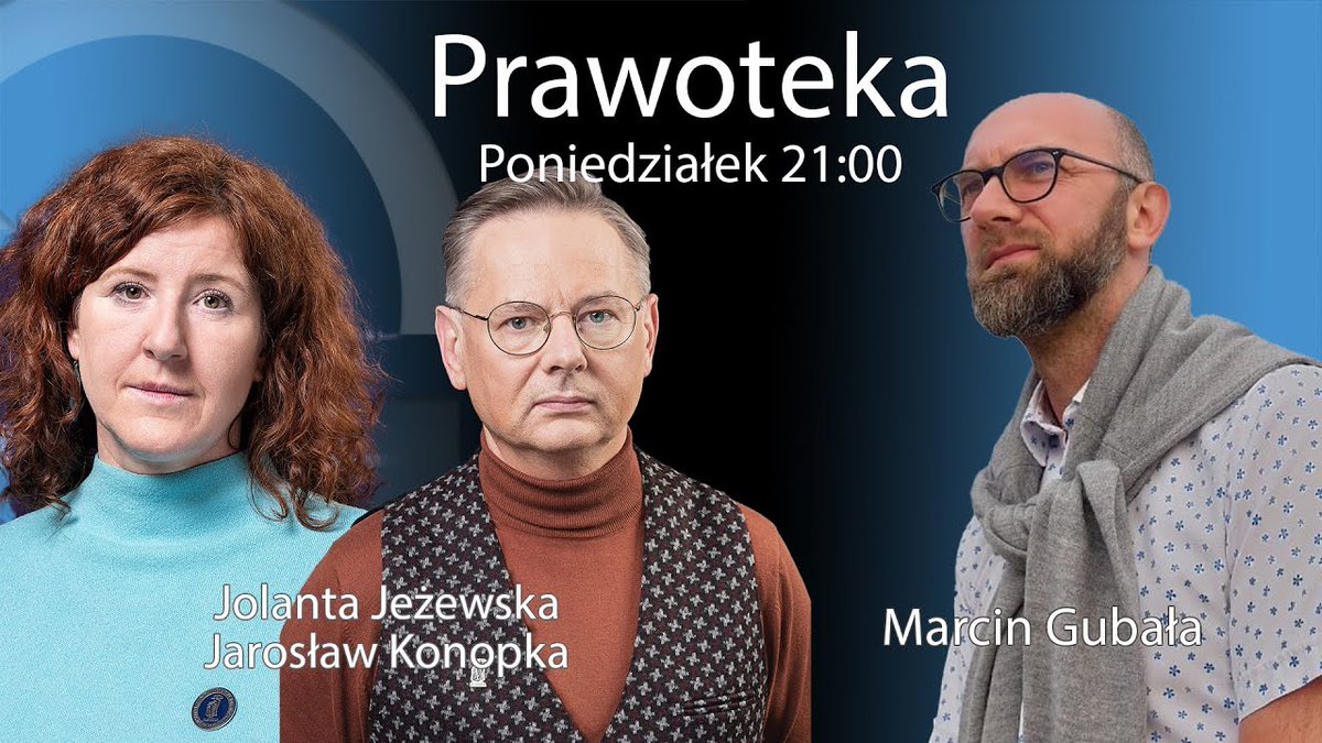 Reset_Oby's tweet photo. #Prawoteka⏲️21.00 
➡️Marcinem Gubała - dr nauk prawnych, radca prawny i wnuk  Edwarda Gubały- kapitana żeglugi wielkiej oskarżonego przez władze stalinowskie o szpiegostwo. ➡️Pomówimy o sfingowanym procesie i jego tragicznych konsekwencjach.
Zapraszają Jolanta Jeżewska i Jarosław Konopka👇