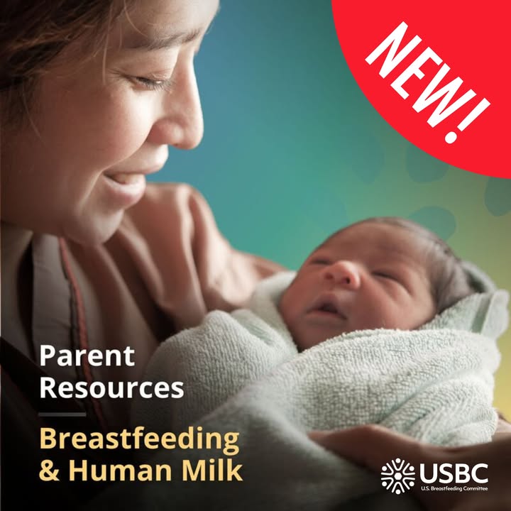 Have you visited our new breastfeeding resources webpage for parents? Help connect families with the resources they need while trying to meet their breastfeeding goals by sharing this webpage with your networks, clients, patients, and colleagues: bit.ly/4anq1SF
