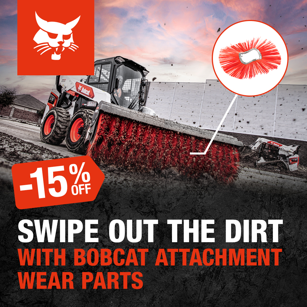 Boost Your Bobcat’s Performance with Genuine Wear Parts – Now 15% Off!
📅 Offer valid: Until 3rd February 2025
🔧 Eligible attachment wear parts include:
✔ Cutting Edges
✔ Ring Brushes
Visit us in-store in Abingdon or Tetbury branches