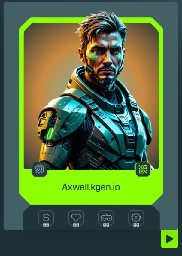 Just autosaved my legacy. ⫟🎮 Now see all my gaming achievements—across games, chains and platforms—on my POG! Btw how do you like my avatar?  play.kgn.live/pog/Axwell #ProofOfGamer #KGeN