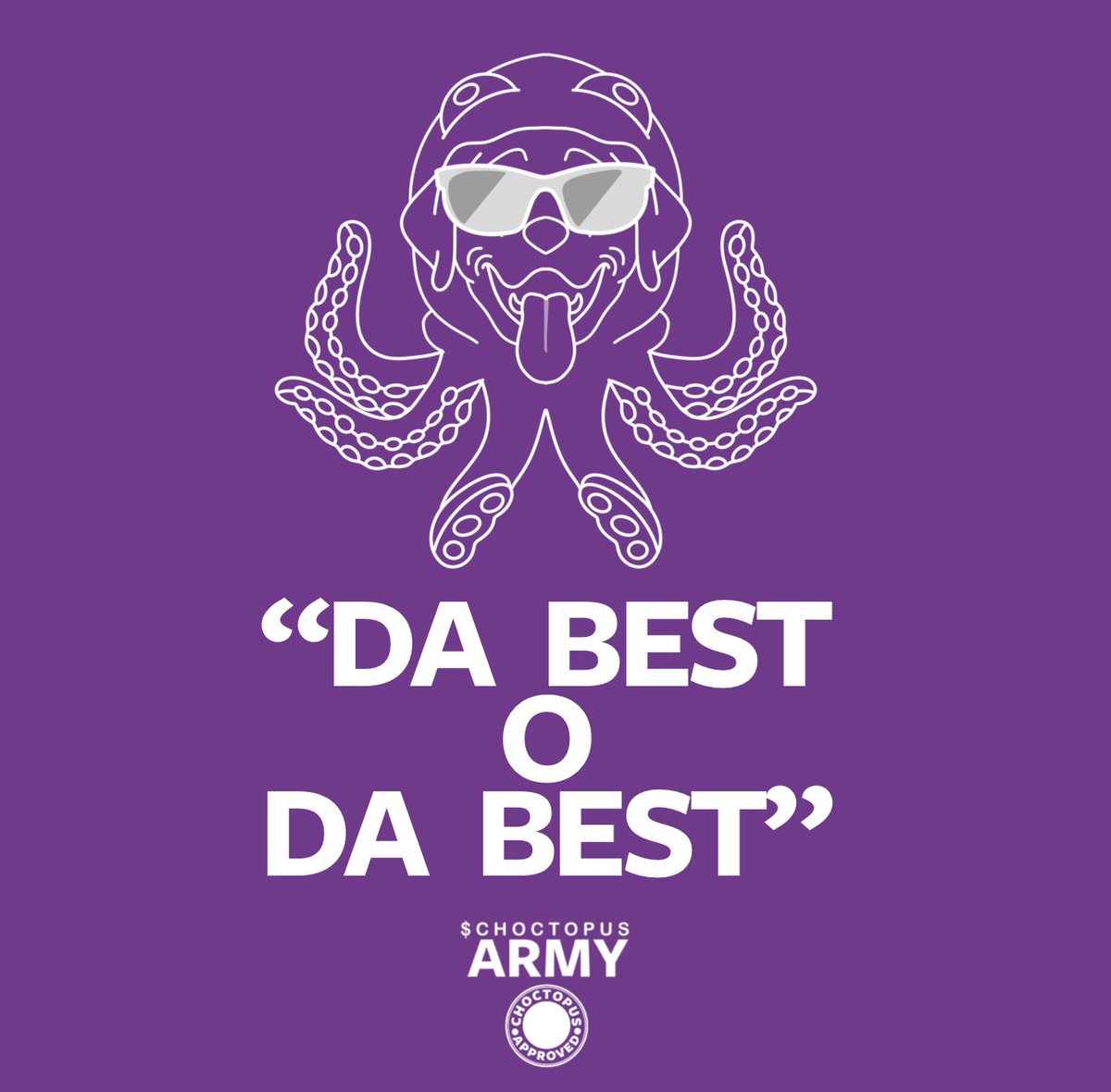 CoinHuntCrew's tweet photo. @CryptoKevvvv @0xSweep @ChoctopusCrypto Locked and loaded. Choctopus will moon. https://t.co/9fnABB9i4A