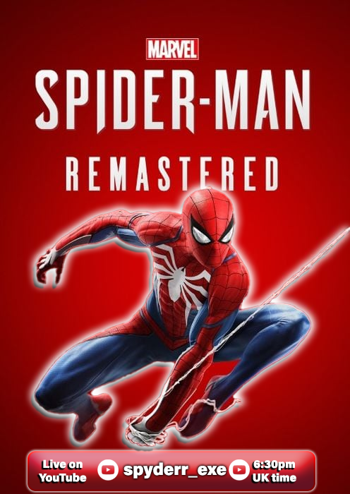 Spyderrxo's tweet photo. First time playing a Spiderman game tonight! 
Livestream 6:30pm UK time ☺️🕷️

Come join the livestream tonight!! ⬇️⬇️⬇️
https://t.co/vFVXH46N0o

#spidermanremastered #spidermanPC #Livestream #gaming #games #Spiderman https://t.co/bBLJtsBIZA