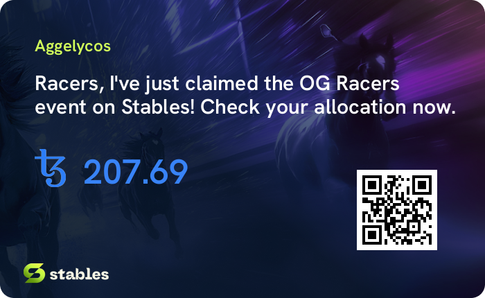 aggelycos's tweet photo. An event only for OGs ! 🐎
Convert now a part of your S-Points on @playstables, directly to Tez ! #airdrop #P2E #OwnPlayThrill https://t.co/h7UJlXiwzI