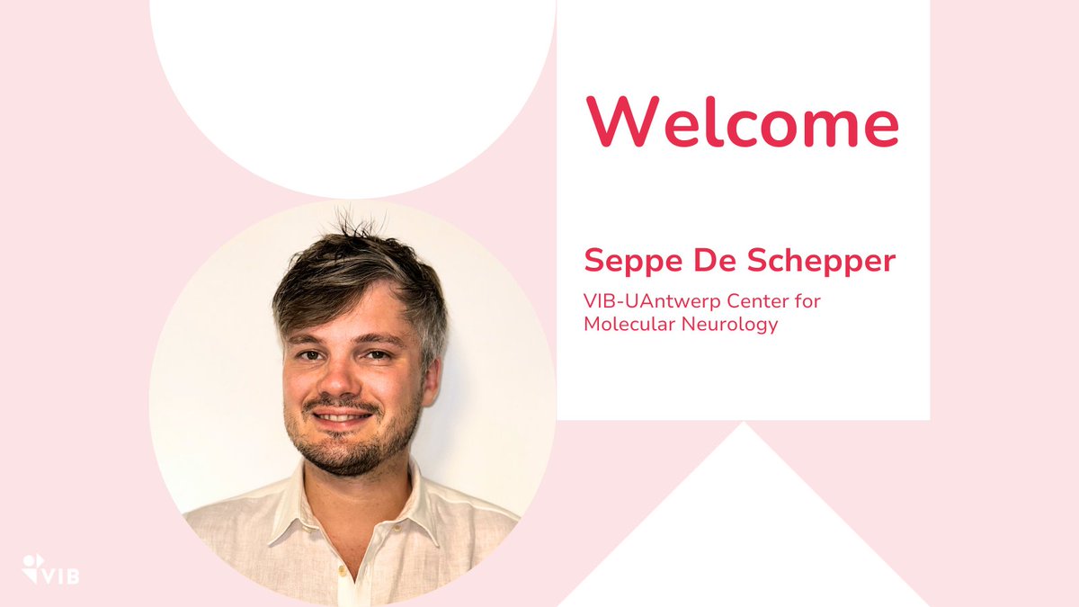 Excited to introduce Sebastiaan 'Seppe' De Schepper, our new group leader at the VIB-UAntwerp Center for Molecular! 
👉 Read why we're thrilled to have him on the VIB team: vibbio.tech/410ePYY
Welcome aboard, Sebastiaan! 🙌