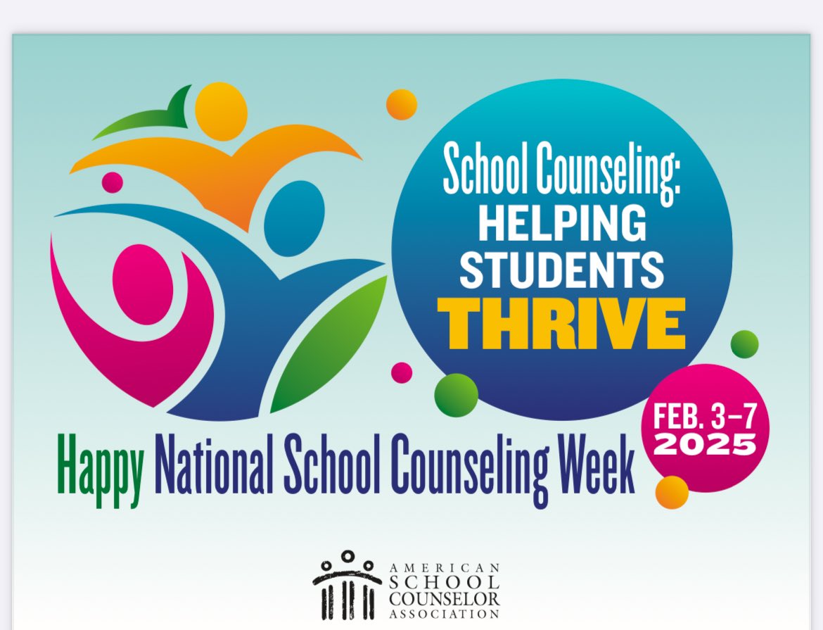 Happy National School Counseling Week to the incredible school counselors of NC!  Thank you for all that you do to help students thrive.  I hope you will take time to pause and celebrate yourself and peers all week long!