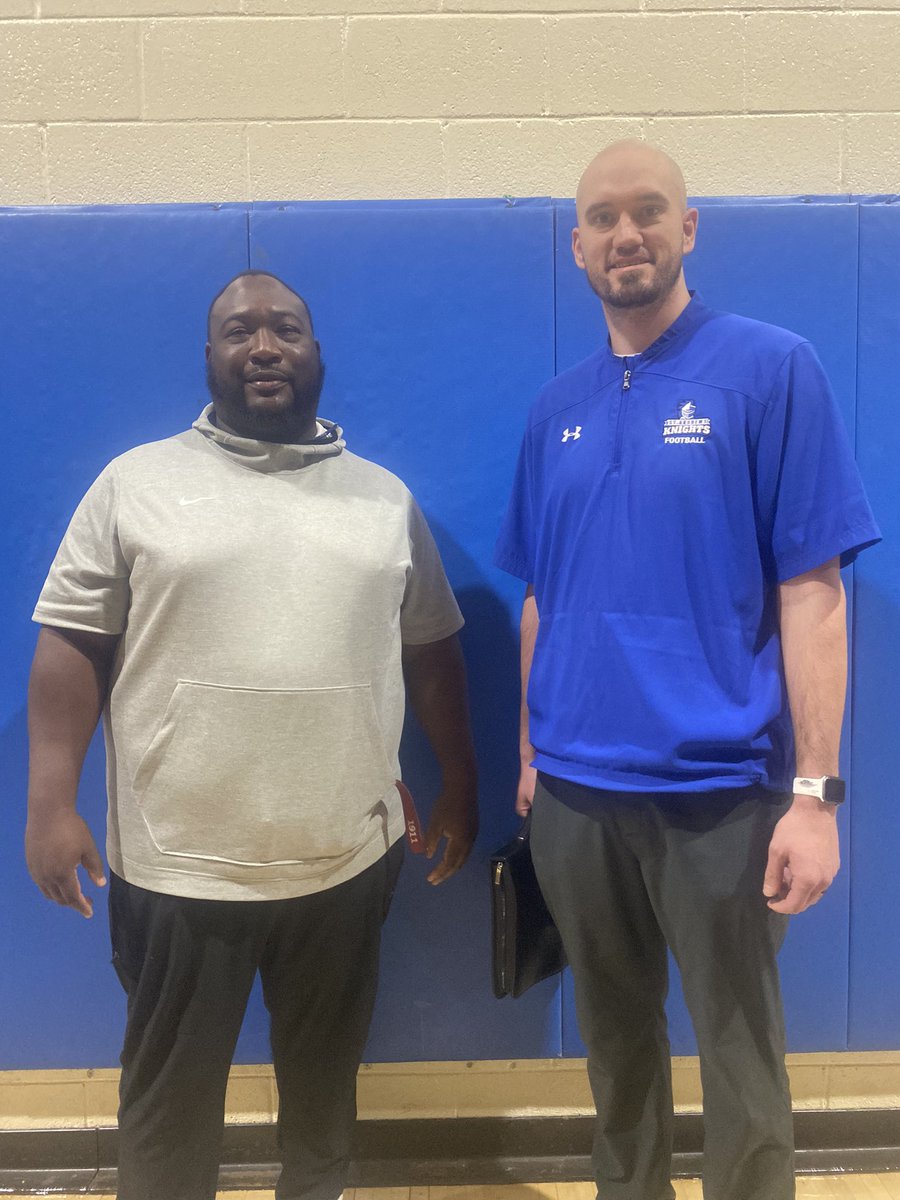 Thank you to <a href="/CoachQuinn19/">Matt Quinn</a> from <a href="/StAndrewsFB/">SAU Football</a> for coming by to recruit “The Field!”