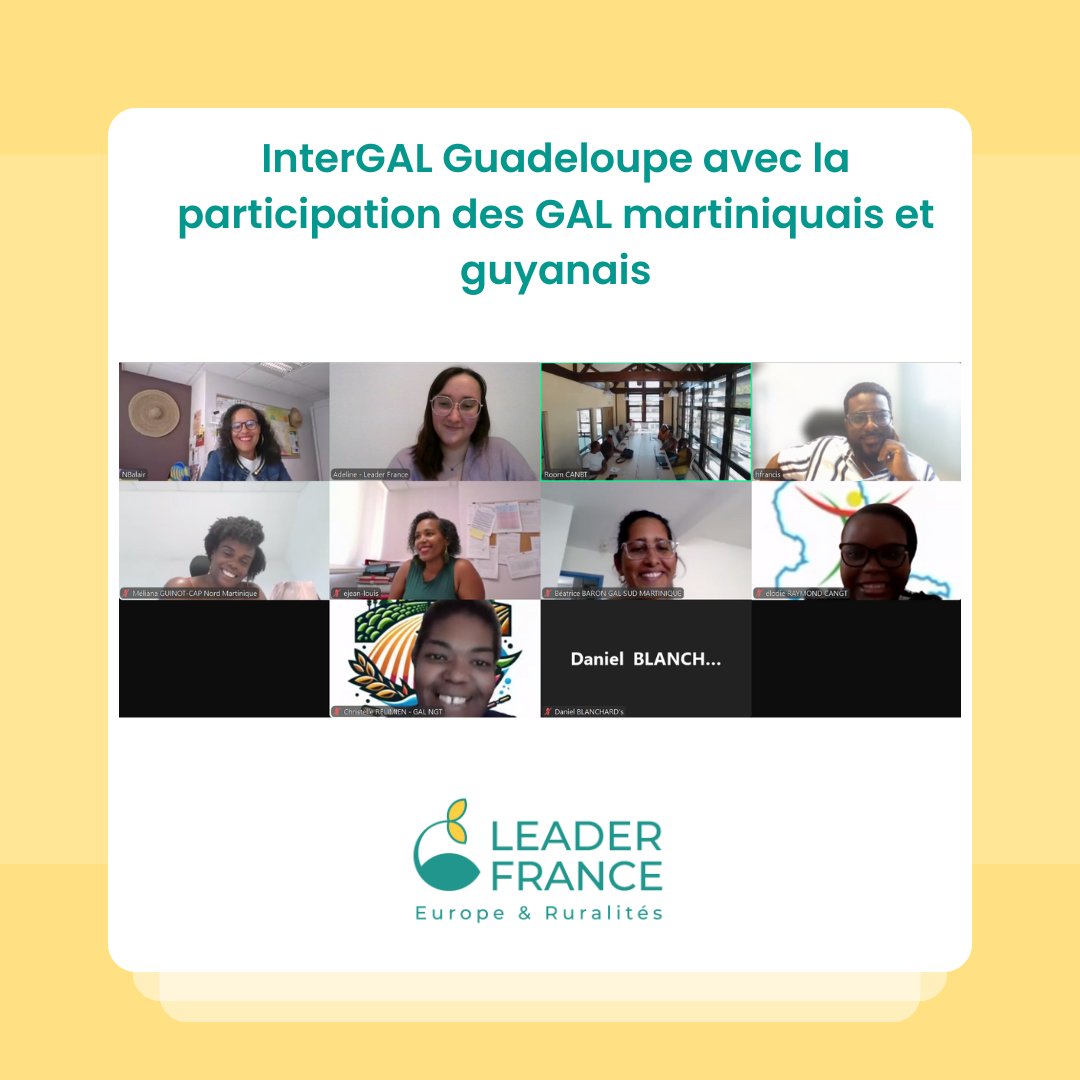 Leader France 🇫🇷🇪🇺 (@leader_france) on Twitter photo 📌 InterGAL Guadeloupe, co-organisé avec la <a href="/CANBT971/">Communauté D'agglomération Du Nord Basse-Terre</a>
👉 Différentes thématiques abordées :
- Fond de garantie régional en concertation avec les banques
- Lignes de partage entre LEADER et le FEDER pour les GAL multifonds
- Lancements des appels à projet par les GAL 📌 InterGAL Guadeloupe, co-organisé avec la <a href="/CANBT971/">Communauté D'agglomération Du Nord Basse-Terre</a>
👉 Différentes thématiques abordées :
- Fond de garantie régional en concertation avec les banques
- Lignes de partage entre LEADER et le FEDER pour les GAL multifonds
- Lancements des appels à projet par les GAL
