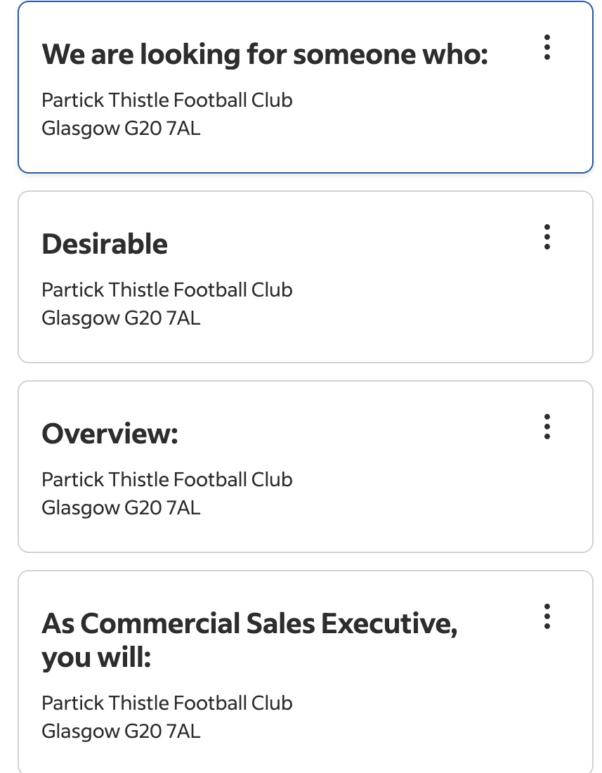don't think thistle know how indeed works