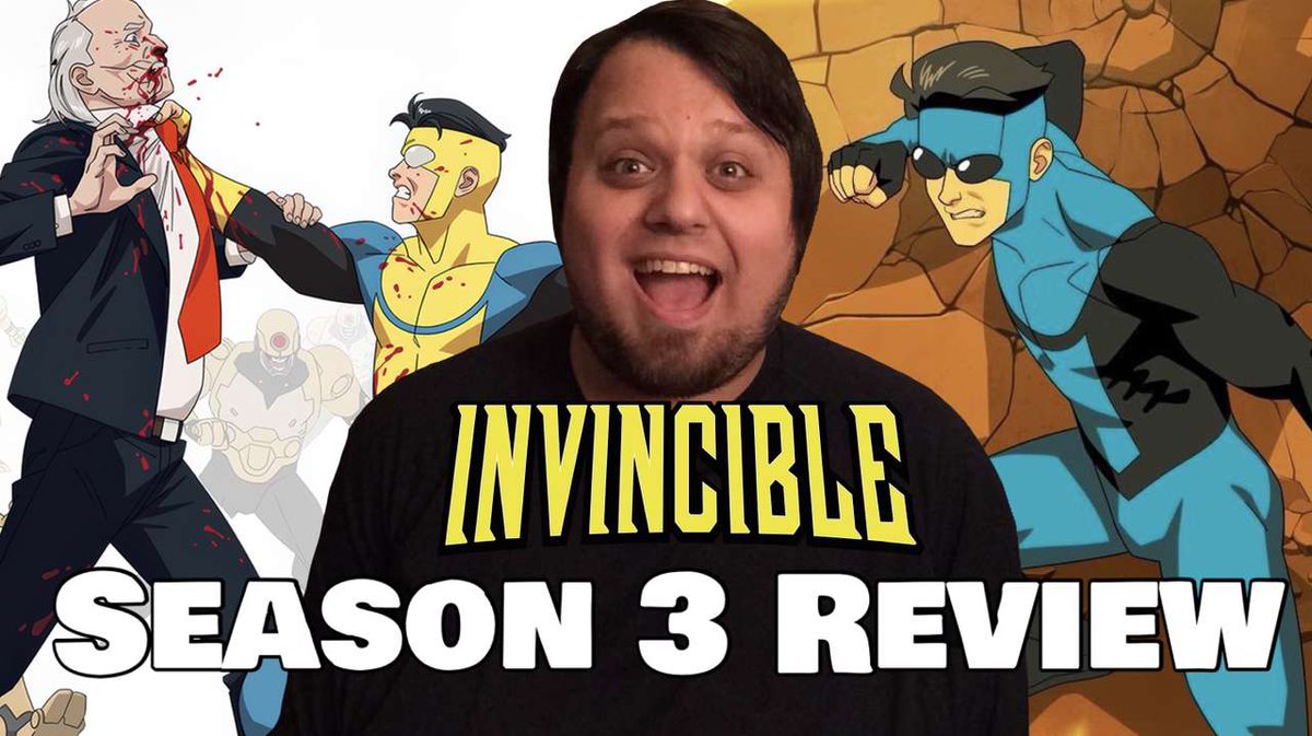 #Invincible continues to be the best superhero series with Season 3!

With Mark coming into his own as Invincible the stakes continue to rise packing on the emotions amongst the epic action that makes this series phenomenal. 

Full Review Below: youtu.be/BHC36dIxATg?si…