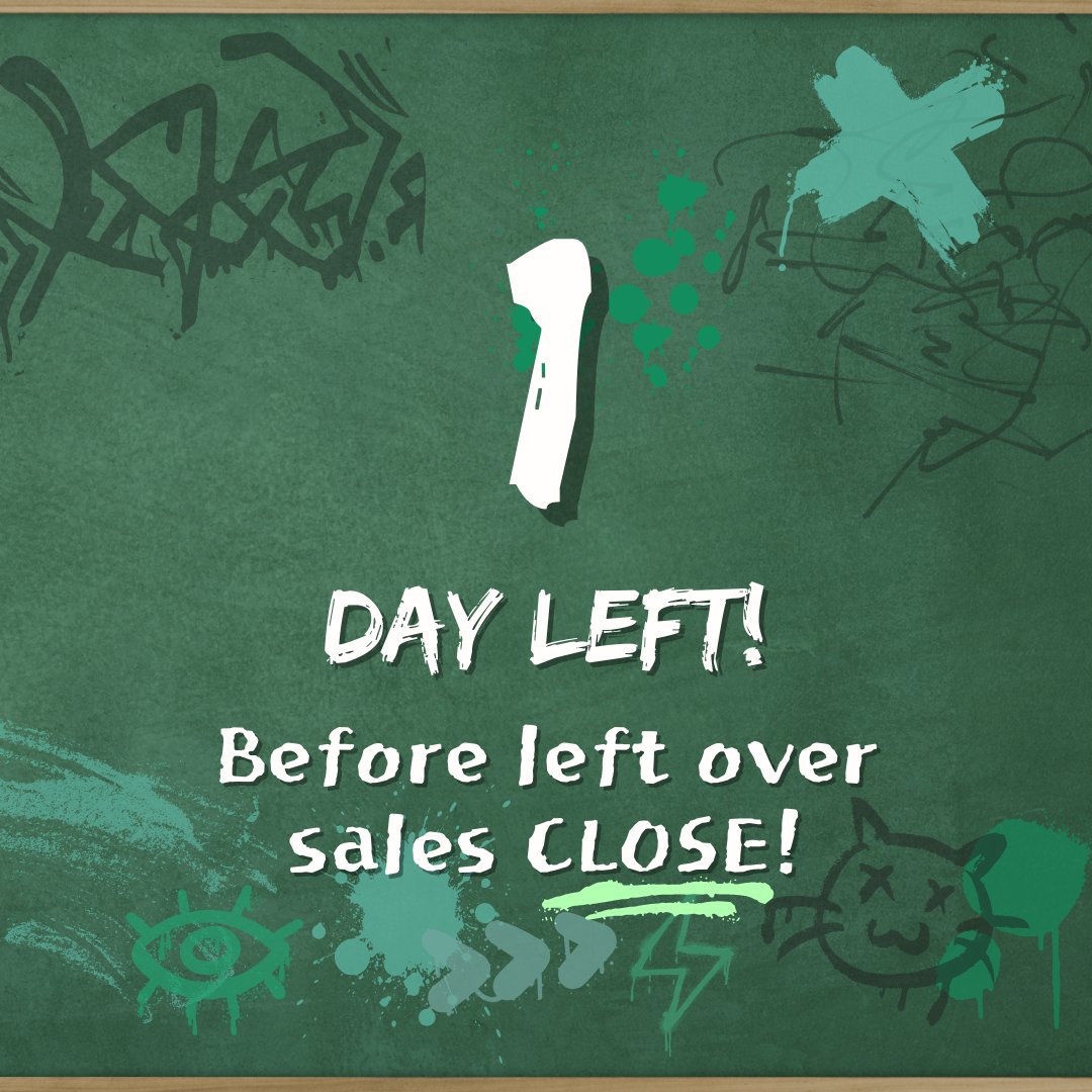 bofurincse's tweet image. LEFTOVER SALE - 1 DAY LEFT! 🎐
Final call! One day left to grab your favorite leftover merch! Don’t miss out, it’s your last chance to snag the merch you’ve been eyeing! 🍃
🛍️ bofurincse.company.site
#WBAfterSchoolCSE