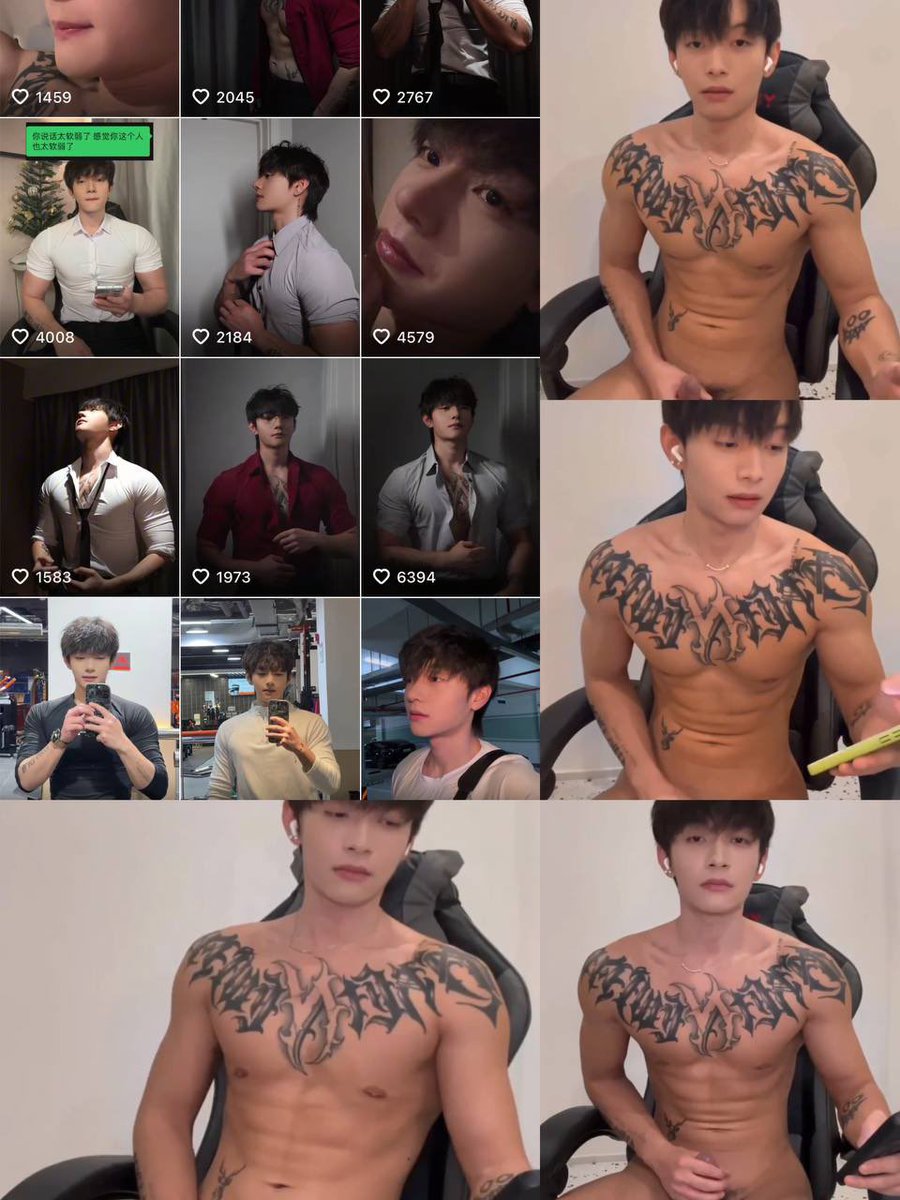 抖音肌肉网红天豪 有射 主页私