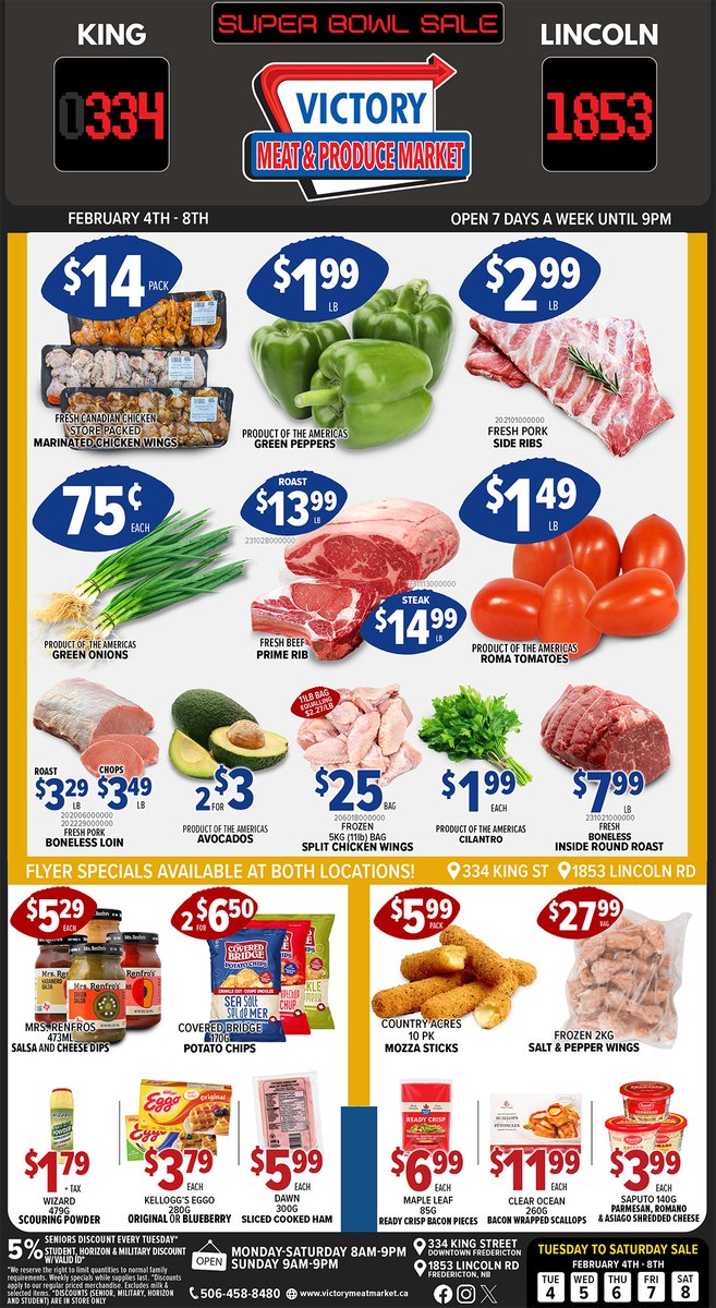 MeatVictory's tweet photo. Super Bowl Sale! 🏈

Get game day ready with these deals from Tuesday to Saturday. https://t.co/wjEwO1ozD0