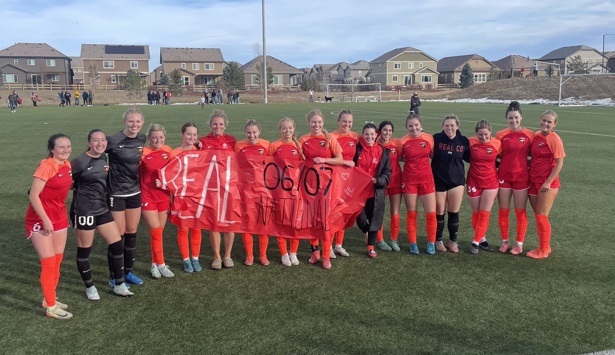Our ECNL Girls team has officially played their final game at Real Colorado! Our ‘06/‘07 Girls National Team has completed their incredible journey, closing out their last season with us.

This moment marks the culmination of years filled with dedication, sacrifice, hard work,