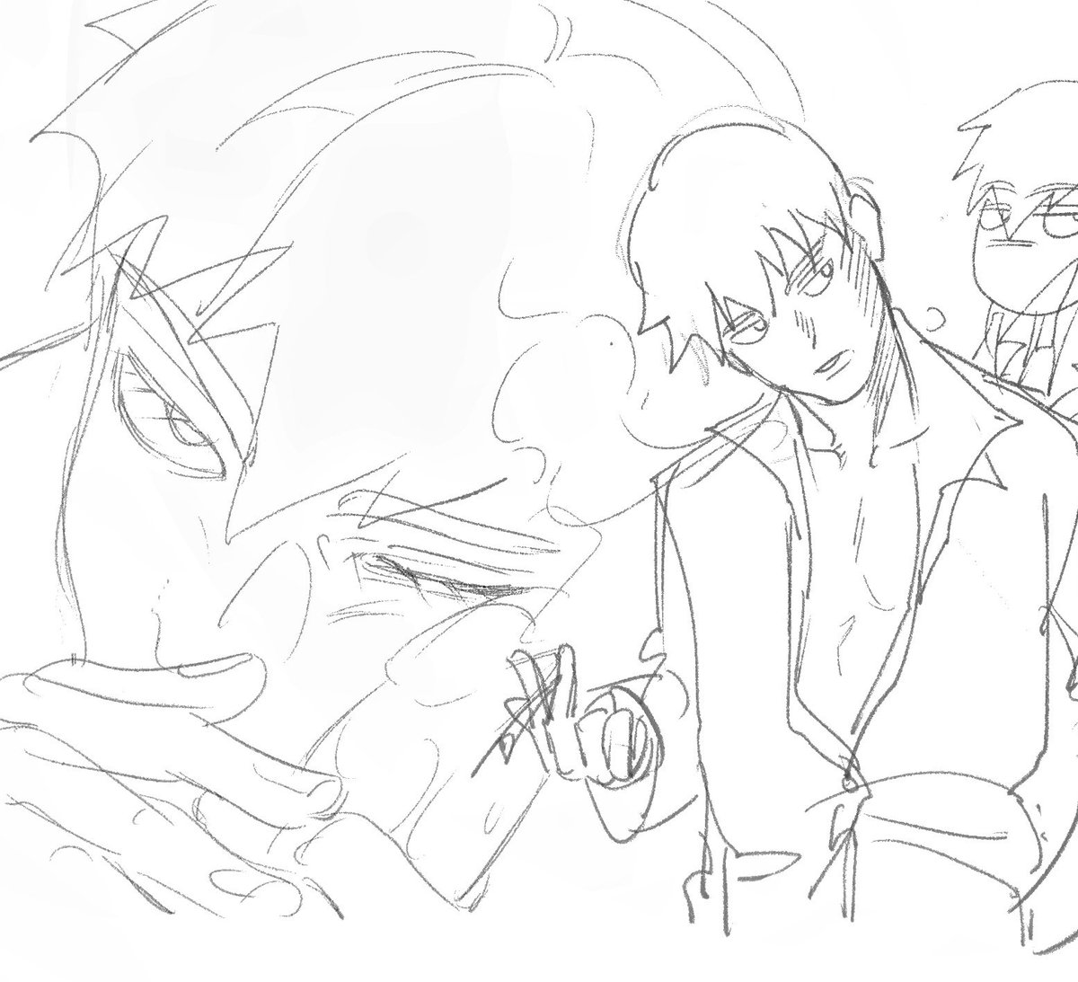 #モブ霊 
之前的
喜欢最辣女主