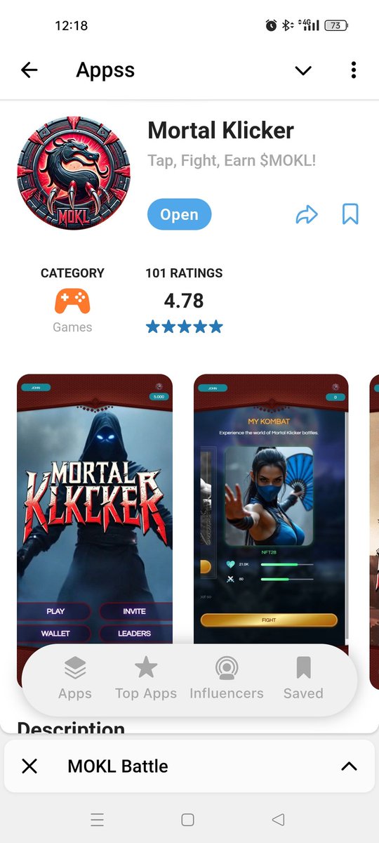 moklgamefi's tweet photo. Under 1 Day since listing and over 100 votes with a good rating!

https://t.co/kafhOOE3Uv

Go Guys, Vote, Great Community #MOKL ON $TON @ton_blockchain @ton_society @WhaleInsider @DurovPD @EchoOnTON @QueenofSatoshi @RuleOnchained @s0meone_u_know https://t.co/hXXlV55hbR