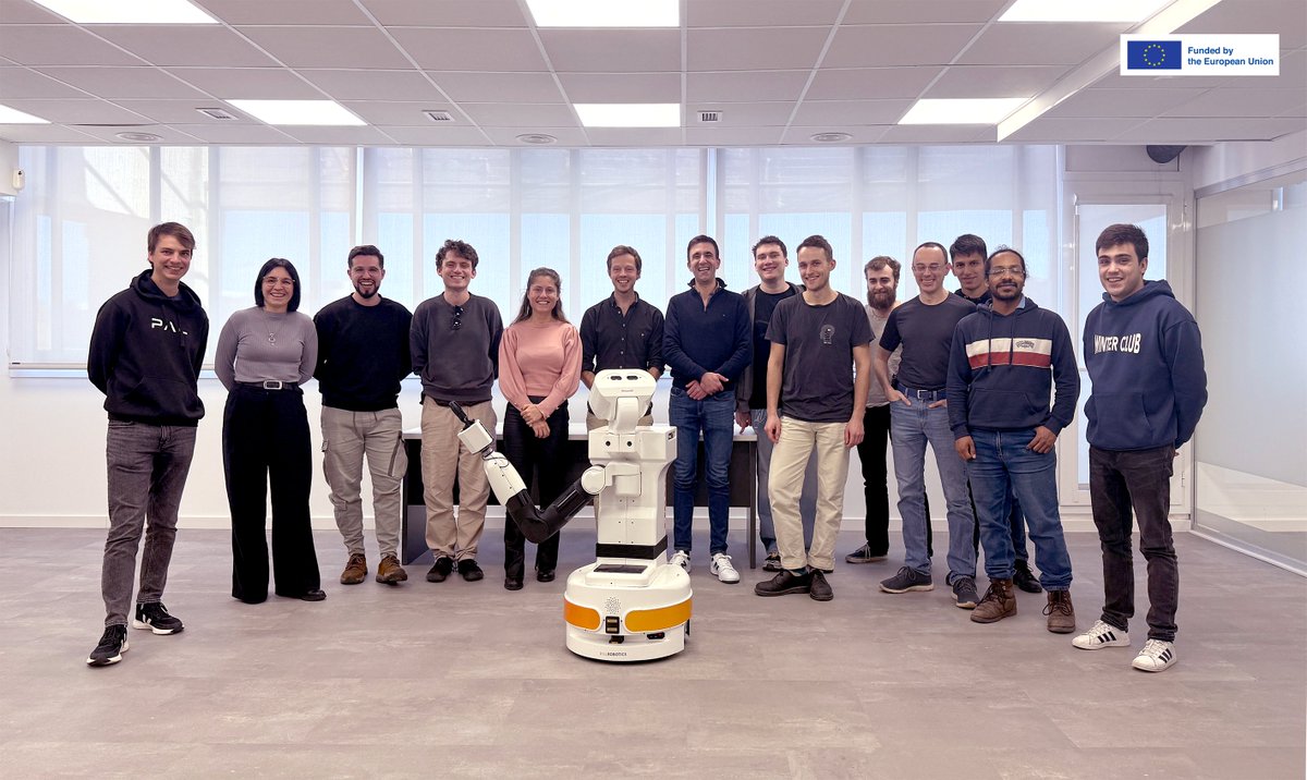 PILLAR-Robots (@pillarrobots) on Twitter photo A glimpse of our amazing PILLAR-Robots team!
Last week, project partners from <a href="/UDC_gal/">Universidade da Coruña</a> and <a href="/Sorbonne_Univ_/">Sorbonne Université</a> met at <a href="/PALRobotics/">PAL Robotics</a> in Barcelona to push forward two key use cases: Industrial and Edutainment.
🚀 Passion drives this project, and you can see it in our smiles! A glimpse of our amazing PILLAR-Robots team!
Last week, project partners from <a href="/UDC_gal/">Universidade da Coruña</a> and <a href="/Sorbonne_Univ_/">Sorbonne Université</a> met at <a href="/PALRobotics/">PAL Robotics</a> in Barcelona to push forward two key use cases: Industrial and Edutainment.
🚀 Passion drives this project, and you can see it in our smiles!