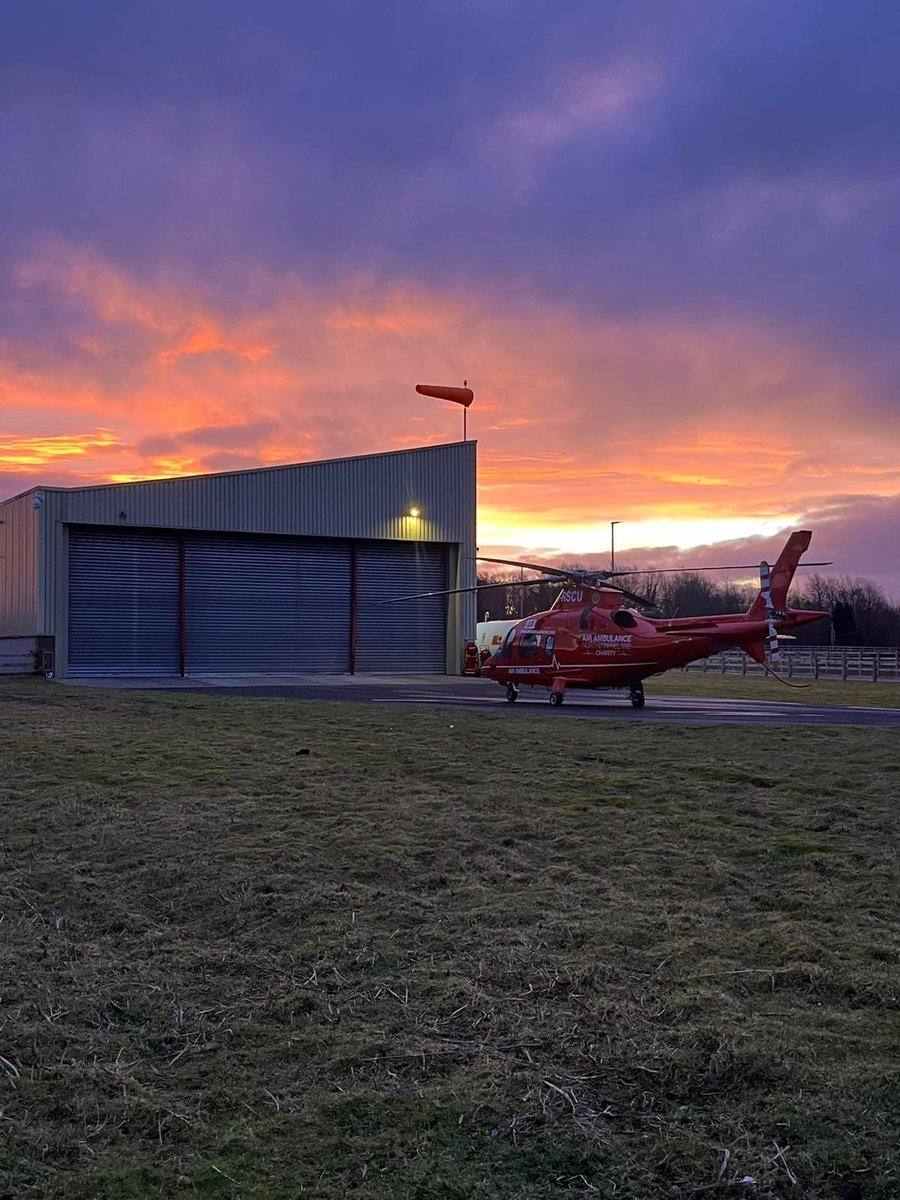 𝗪𝗵𝗮𝘁 𝗮 𝘀𝘁𝘂𝗻𝗻𝗶𝗻𝗴 𝗺𝗼𝗿𝗻𝗶𝗻𝗴 𝗵𝗲𝗿𝗲 𝗮𝘁 𝗼𝘂𝗿 𝗯𝗮𝘀𝗲! 🌅

The sun is rising and the HEMS team are ready for another day of saving lives across Northern Ireland  🚁❤️

#PoweredByYourDonations