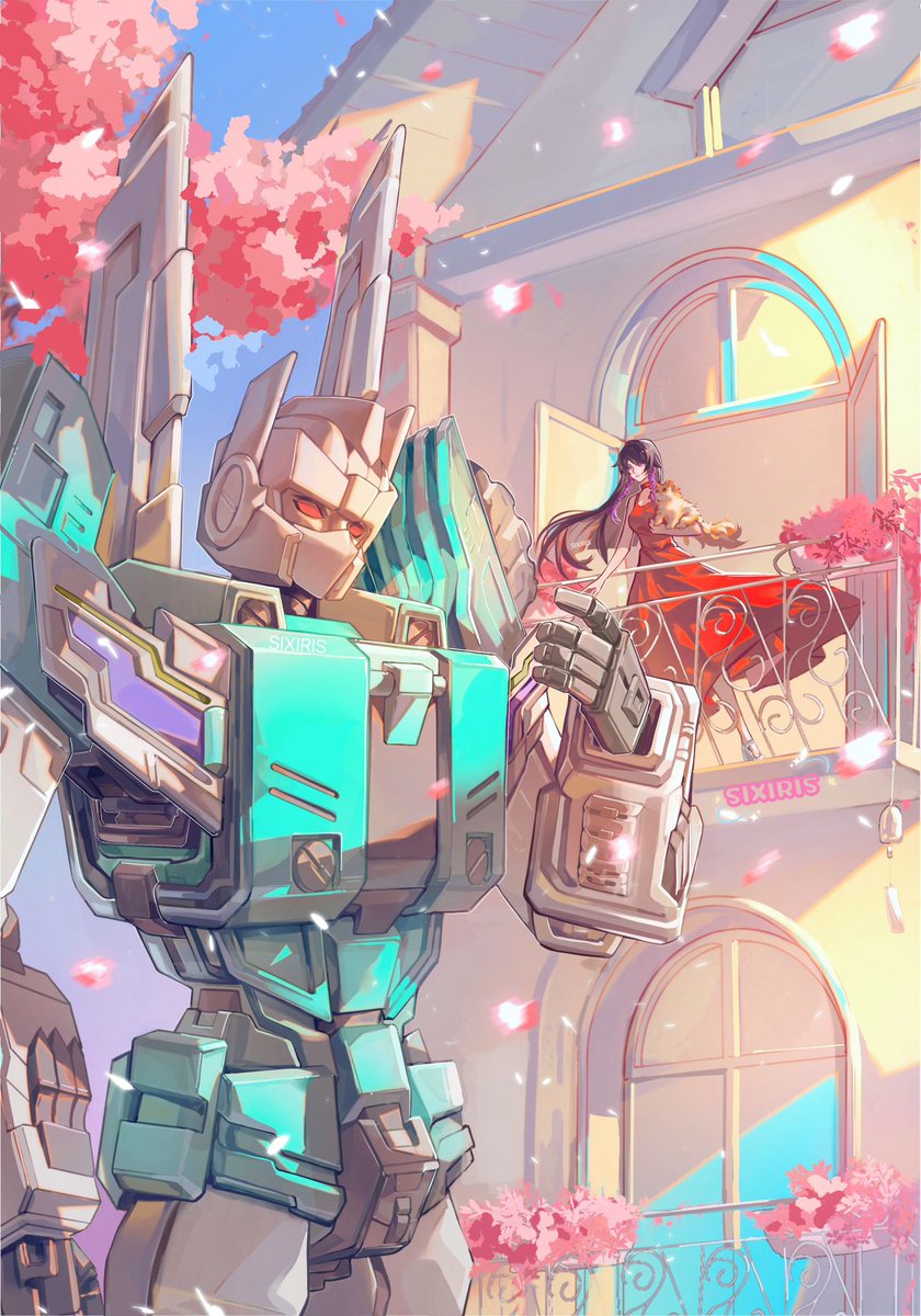 Sixshot and Iris.
#シックスショット #Sixshot