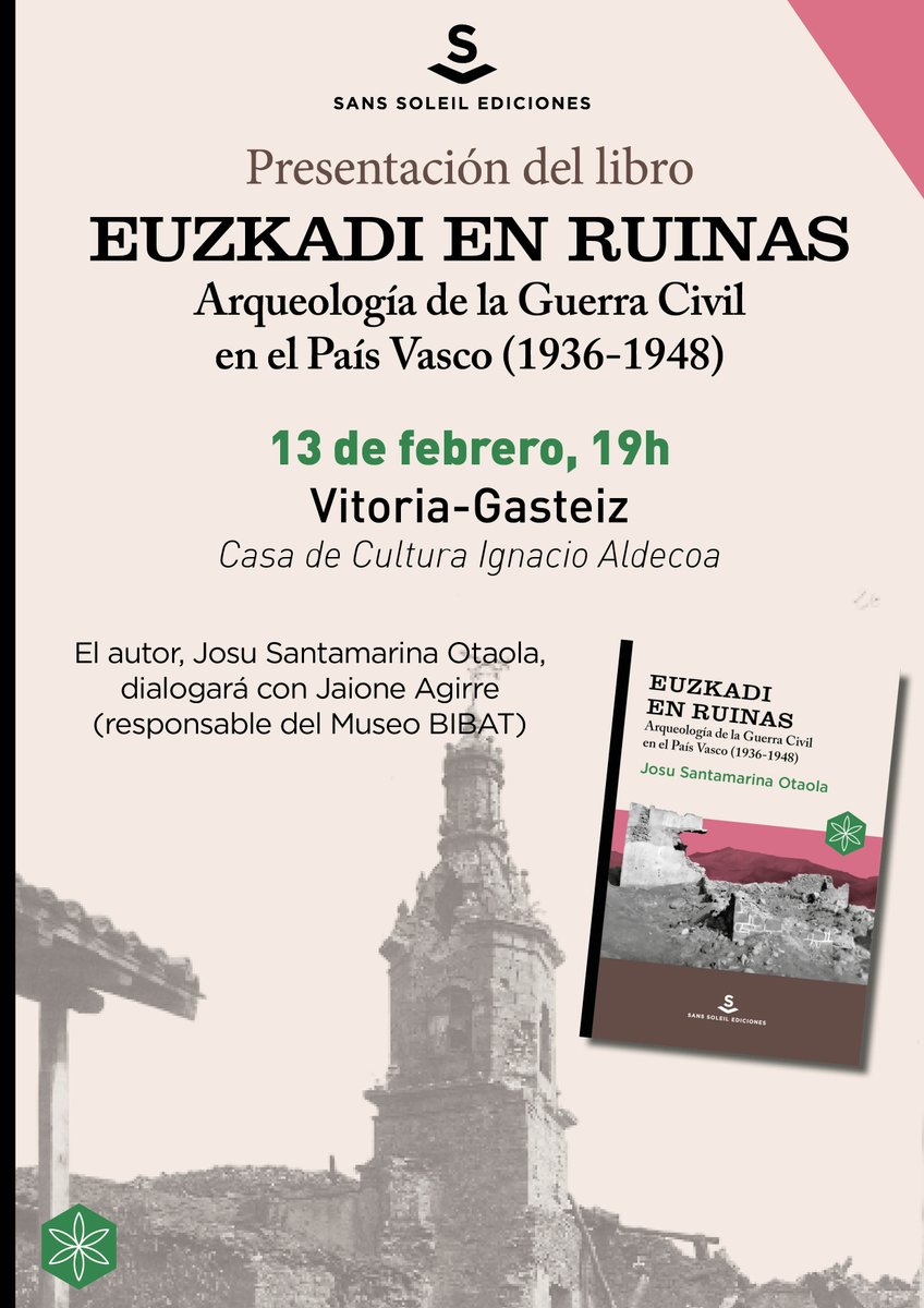 El 13 de febrero arrancamos una bonita tournée con "Euzkadi en ruinas" y <a href="/SantamarinaJosu/">Josu Santamarina</a> 🗓️

En esta ocasión, jugamos en casa: nos vemos en <a href="/BiblioAldecoa/">Biblioteca Ignacio Aldecoa Liburutegia</a> a las 19h 📖
