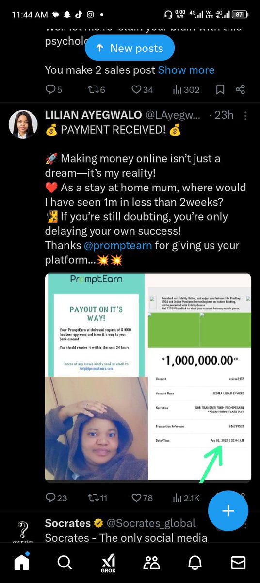 korede_sam94054's tweet image. Hi guys good afternoon, another good day to make money online without stress with DIGITAL MARKETING start now,this was yesterday pay to a student 
The day u stop learning is the day you stop growing click link in my bio to quit financial complaint