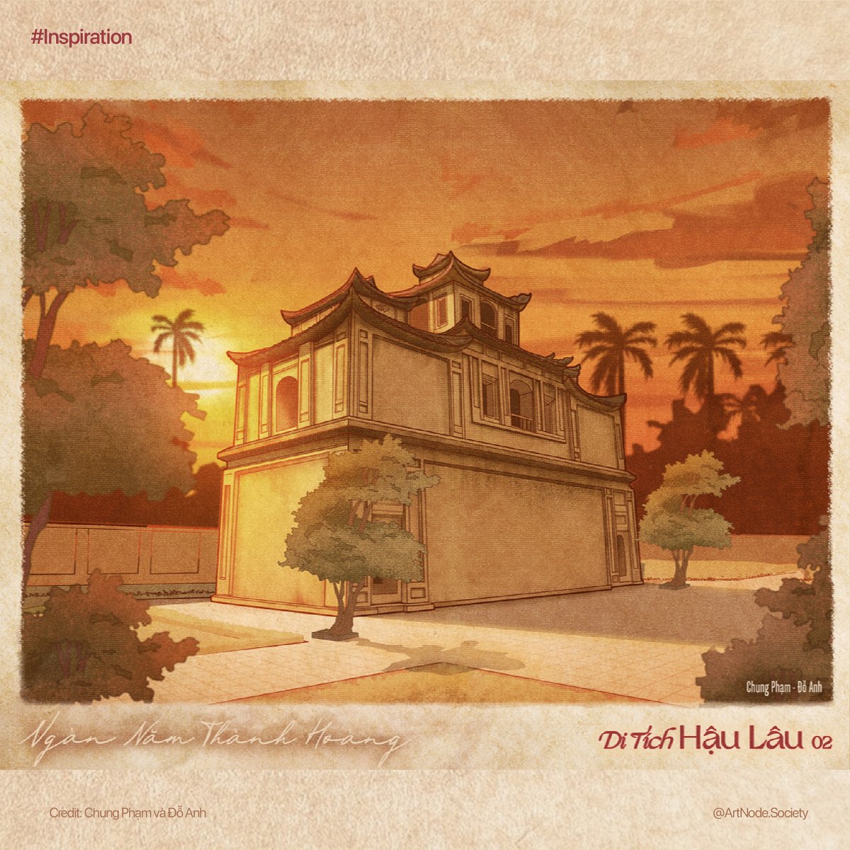 ArtNodeSociety's tweet photo. This digital tribute to Hoàng Thành Thăng Long by Chung Phạm & Đỗ Anh blends traditional Vietnamese aesthetics with a modern artistic approach 🏯
#ANS_INSPIRATION #Artnodesociety #vietnam #architecture https://t.co/wmDFH6iVBj