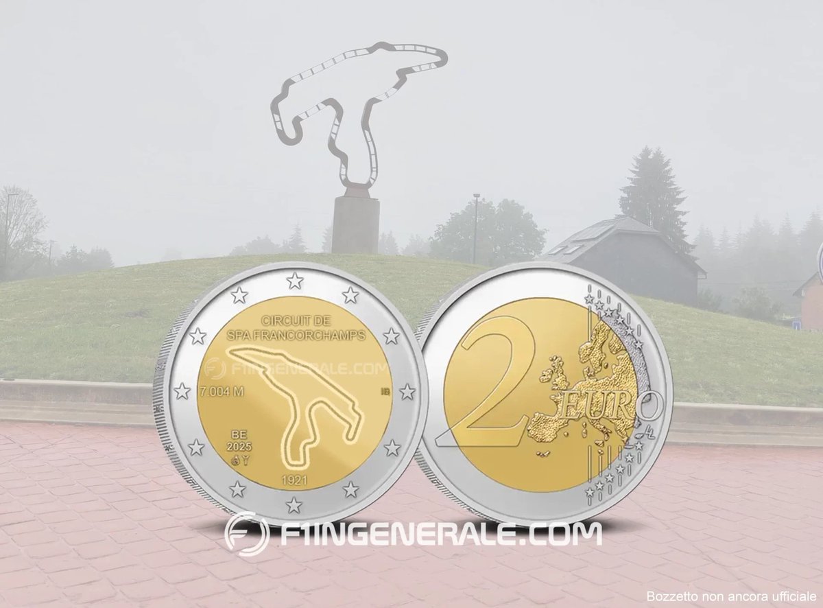 🚨 Le circuit de Spa-Francorchamps va figurer sur les pièces de 2 euros en Belgique dès le mois de Juillet.

💫 En effet, le Service public fédéral Belge à décidé d'honorer l'importance sportive et historique du circuit.

📷<a href="/F1ingenerale_/">F1INGENERALE</a> | #F1