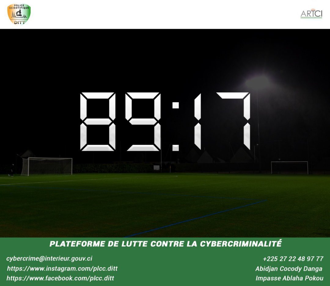SOYONS RESPONSABLES EN LIGNE CAR LA PLCC PEUT SORTIR DANS DOS COMME À LA 89:17.

JOYEUX ANNIVERSAIRE.

#plcc
#ditt
#cybersécurité
#cybercriminalité
#EnLigneTousResponsables
#StopAuSorcierNumérique