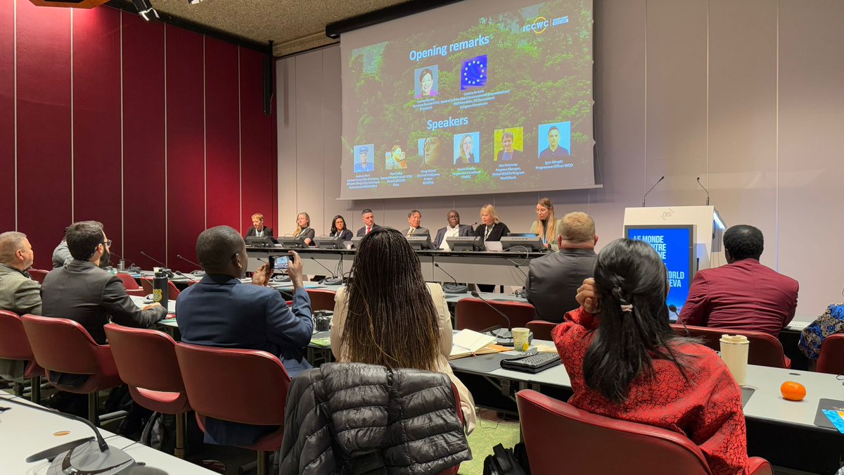 The <a href="/GENetwork/">GENeva Environment Network</a> is at the <a href="/CITES/">CITES</a> #SC78 side event on "Global Cooperation on Combating #WildlifeCrime", which will feature ongoing collaborations, collaborative fora and synergies to tackle wildlife crime.

▶️ cdn.me-qr.com/pdf/220ea8b5-9…