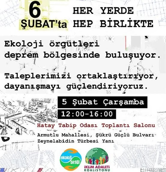 iklimadaleti_k's tweet photo. 📌Antakya Sizi Çağırıyor !📌

 6 Şubat’ta Antakya’da ve Her Yerde Hep Birlikte !

#Antakya #6subatdepremi

https://t.co/kscJZKNFLq https://t.co/Q9SENthmDl