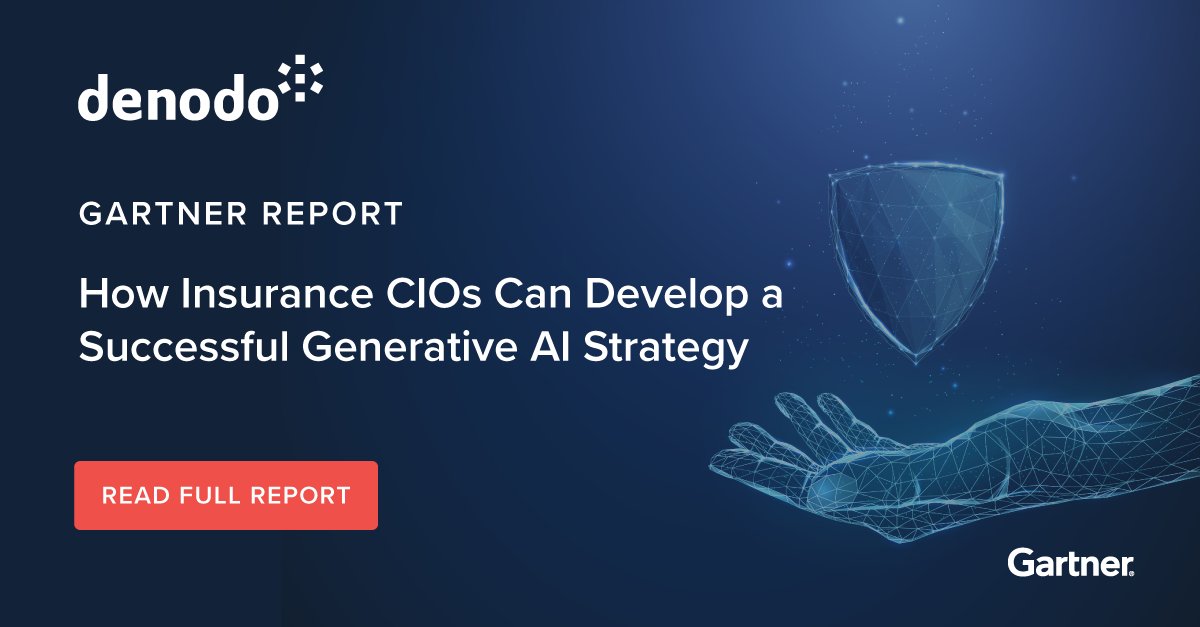 108ramram's tweet photo. #GenerativeAI is transforming the #insurance industry! With customer expectations, Generative AI is key to staying competitive. How can #CIOs implement it successfully? How does @denodo help insurers? Download the @Gartner_inc Report to know the details! https://t.co/H2MyY6nd0Q https://t.co/gQVPvc1vdP