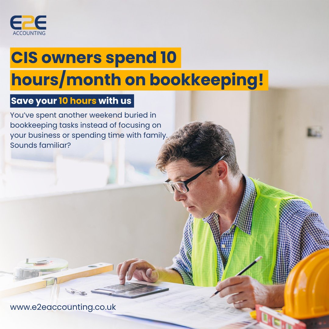 AccountingE2e's tweet photo. CIS Owners, are you spending 10 hours a month on bookkeeping?

🌟 With our expert services, you’ll have more time for what matters most. Ready to get back to your business and family? Let’s talk!

#cisbookkeeping #savetime #businessgrowth #bookkeepingsolutions #e2eaccounting https://t.co/bqJtcfc5gl