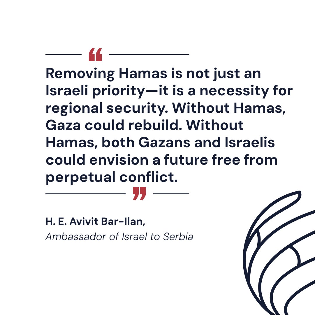 Institute for Politics and Economy of SEE (@ipesers) on Twitter photo We invite you to read an exclusive text written for IPESE by H.E. <a href="/AvivitBarIlan/">Avivit Bar-Ilan 🇮🇱🎗️</a>, Ambassador of Israel to Serbia. 🇮🇱🇷🇸
Read more: ipese.rs/without-hamas-… We invite you to read an exclusive text written for IPESE by H.E. <a href="/AvivitBarIlan/">Avivit Bar-Ilan 🇮🇱🎗️</a>, Ambassador of Israel to Serbia. 🇮🇱🇷🇸
Read more: ipese.rs/without-hamas-…
