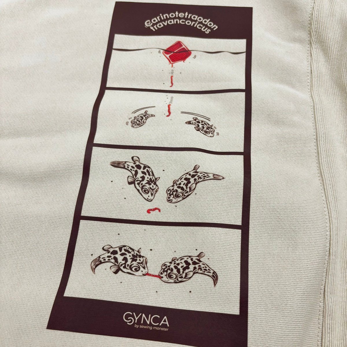 monster_sewing's tweet photo. CYNCA by sewing monster
2025年 new item アベニーパファー パーカー後面の画像です!
近日販売開始です!!
#アベニーパファー #淡水フグ #アクアリウム #熱帯魚 #Dwarfpufferfish #Carinotetraodontravancoricus #CYNCA #sewing_monster https://t.co/DTvEJNQC8d