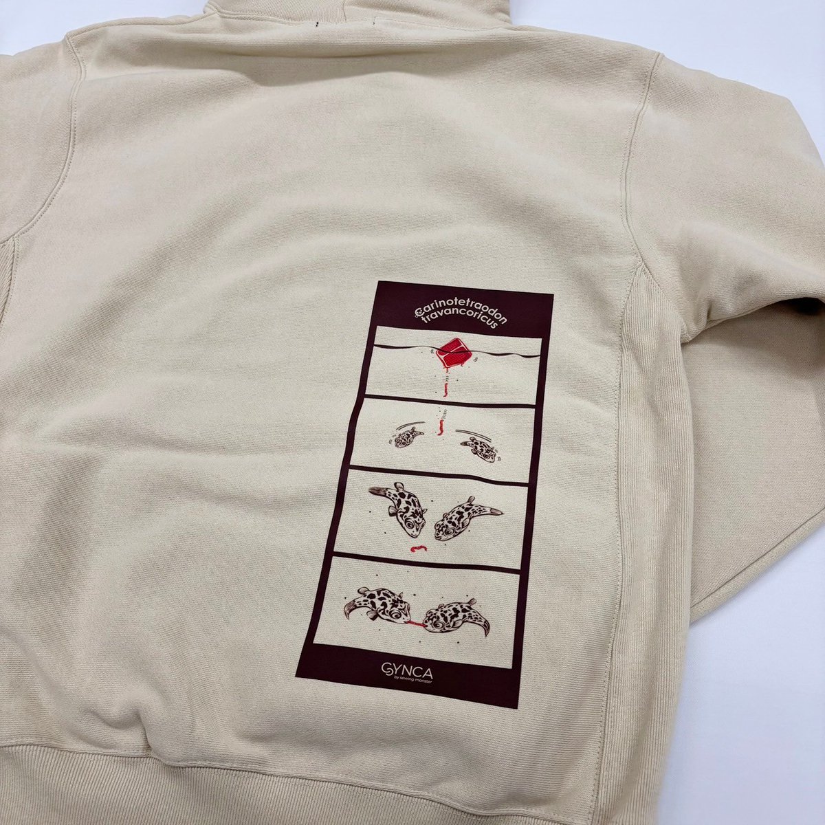 monster_sewing's tweet photo. CYNCA by sewing monster
2025年 new item アベニーパファー パーカー後面の画像です!
近日販売開始です!!
#アベニーパファー #淡水フグ #アクアリウム #熱帯魚 #Dwarfpufferfish #Carinotetraodontravancoricus #CYNCA #sewing_monster https://t.co/DTvEJNQC8d