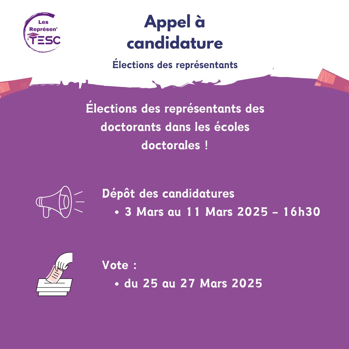 Élu•e•s TESC tweet media
