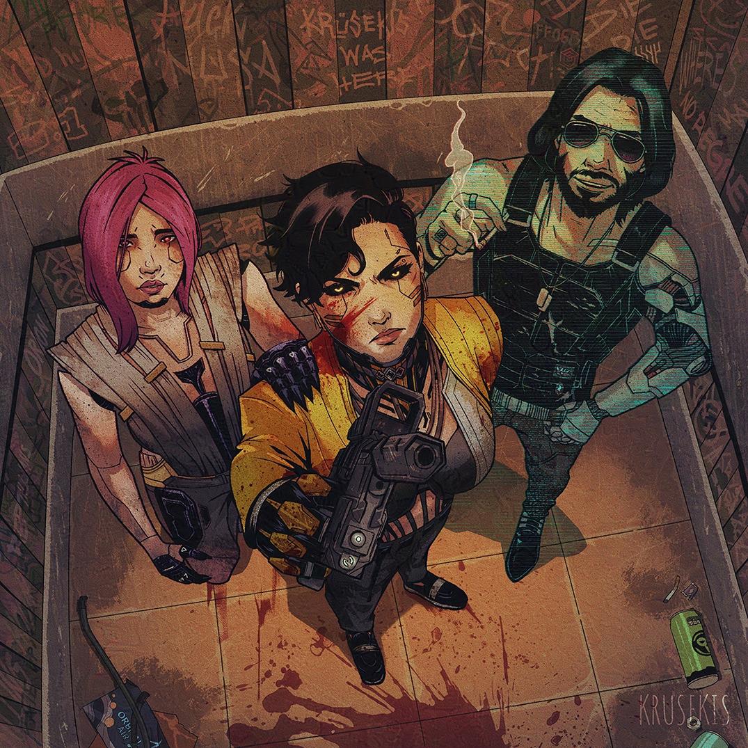 #Cyberpunk2077 #PhantomLiberty Artwork by <a href="/krusekis/">krusekis🤸</a>