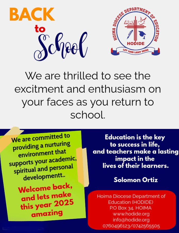 Hoima Diocese Department of Education tweet media