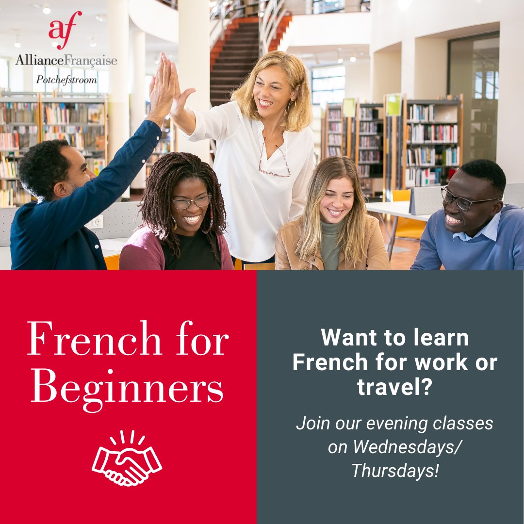 AFPotch's tweet photo. 🚀 Speak French, Travel Better, Connect More! 🌍

Register here: https://t.co/WL9V0LnLyJ

Visit our website for more information: https://t.co/z14ub4DQb8 

Or, you can also contact: courses@potch.alliance.org.za

#learnlanguages #studyfrench  #frenchlearning #beginnersfrench https://t.co/7pt8IWPN28