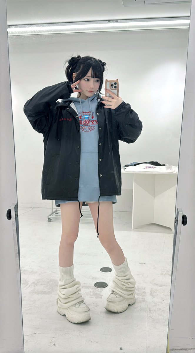 逃げ水あむ ソソミズ コーチジャケット soxsocks きゅるりんってしてみて 逃げ水あむ on X: 