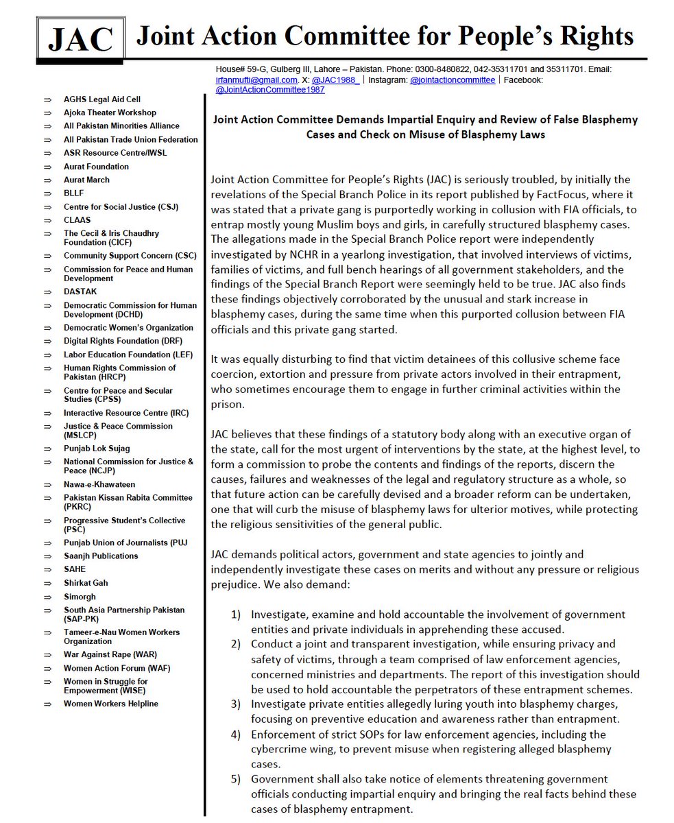 Joint Action Committee (JAC) tweet media