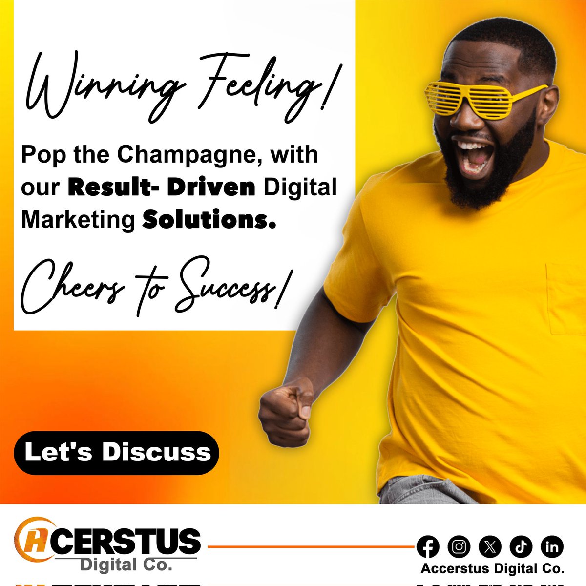 accerstus's tweet photo. Cheers to Success! 💪🏽 https://t.co/9IicXU0CCi