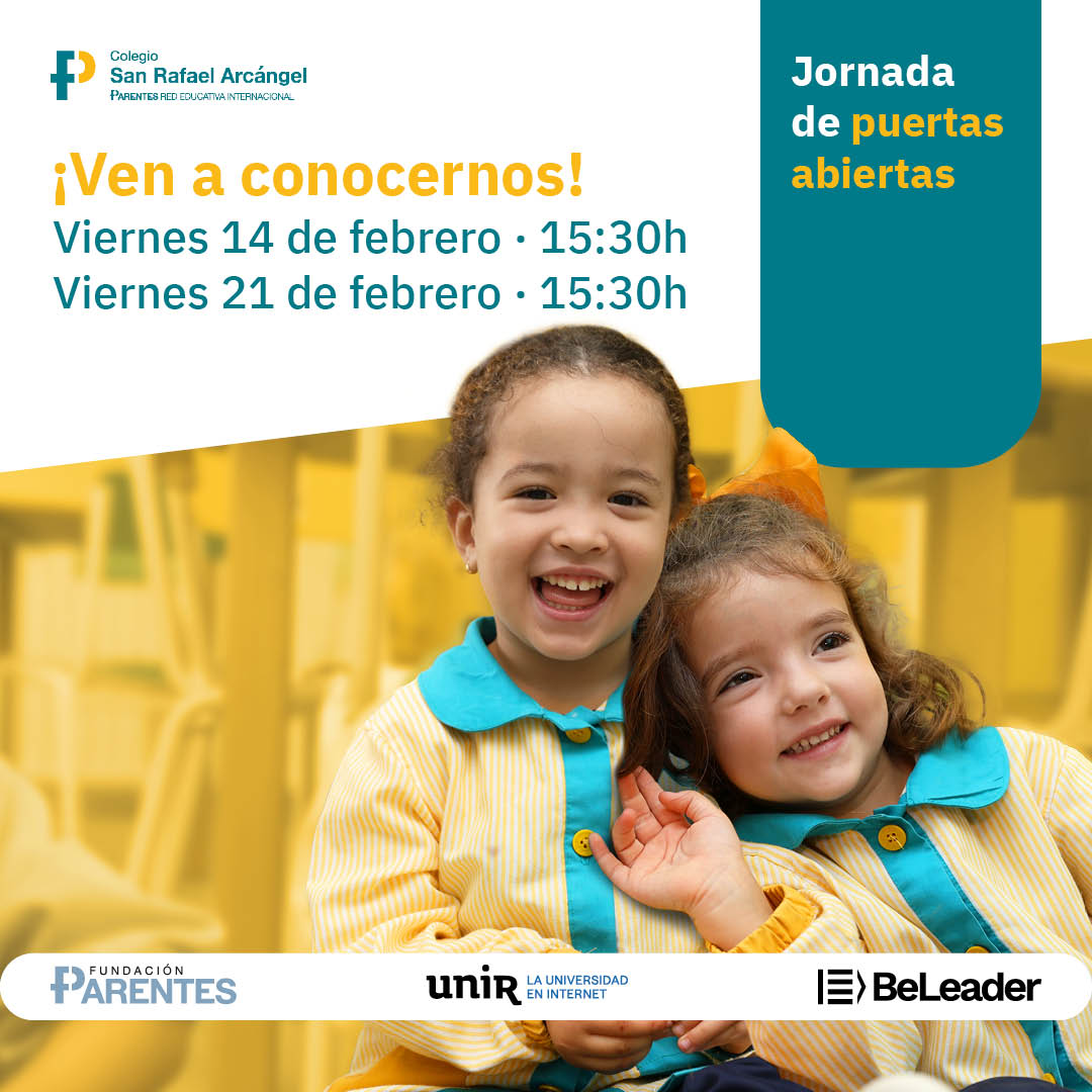 ¡Jornadas de puertas abiertas!💥

Queremos conocerte, mostrarte nuestras instalaciones y presentarte nuestro proyecto educativo. Para ello, regístrate en el siguiente enlace: ➡️ sanrafaelmadrid.es/ven-a-conocern… y prepárate para vivir esta gran aventura. ✨😎

¡Te esperamos!👀