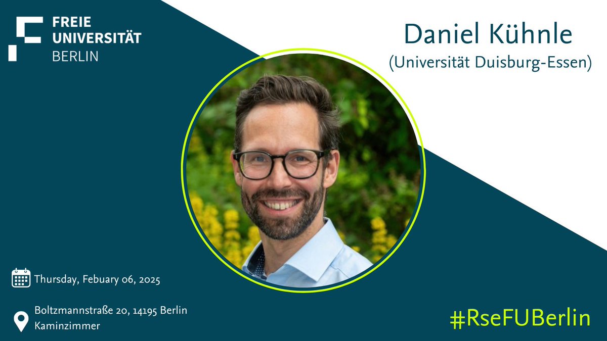 FU Berlin Economics (@fu_berlin_vwl) on Twitter photo 🗓️ Thursday, February 6:
We are very happy to welcome Daniel Kühnle (<a href="/daniel_kuehnle/">Daniel Kühnle</a>) at the Reasearch Seminar in Economics at @fu_berlin . He will present his work on „Working hours and workers’ health: Long-run evidence from a nationwide policy in Sweden“
#EconFUBerlin 🗓️ Thursday, February 6:
We are very happy to welcome Daniel Kühnle (<a href="/daniel_kuehnle/">Daniel Kühnle</a>) at the Reasearch Seminar in Economics at @fu_berlin . He will present his work on „Working hours and workers’ health: Long-run evidence from a nationwide policy in Sweden“
#EconFUBerlin