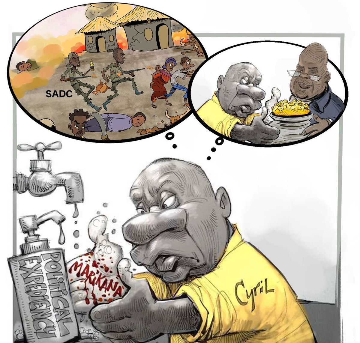 rosette_uwase's tweet image. #Ramaphosa 's SANDF mission in DRC explained in one picture

#TellRamaphosa #RwOT

@ChrisExcel102 @PatrickMuyaya