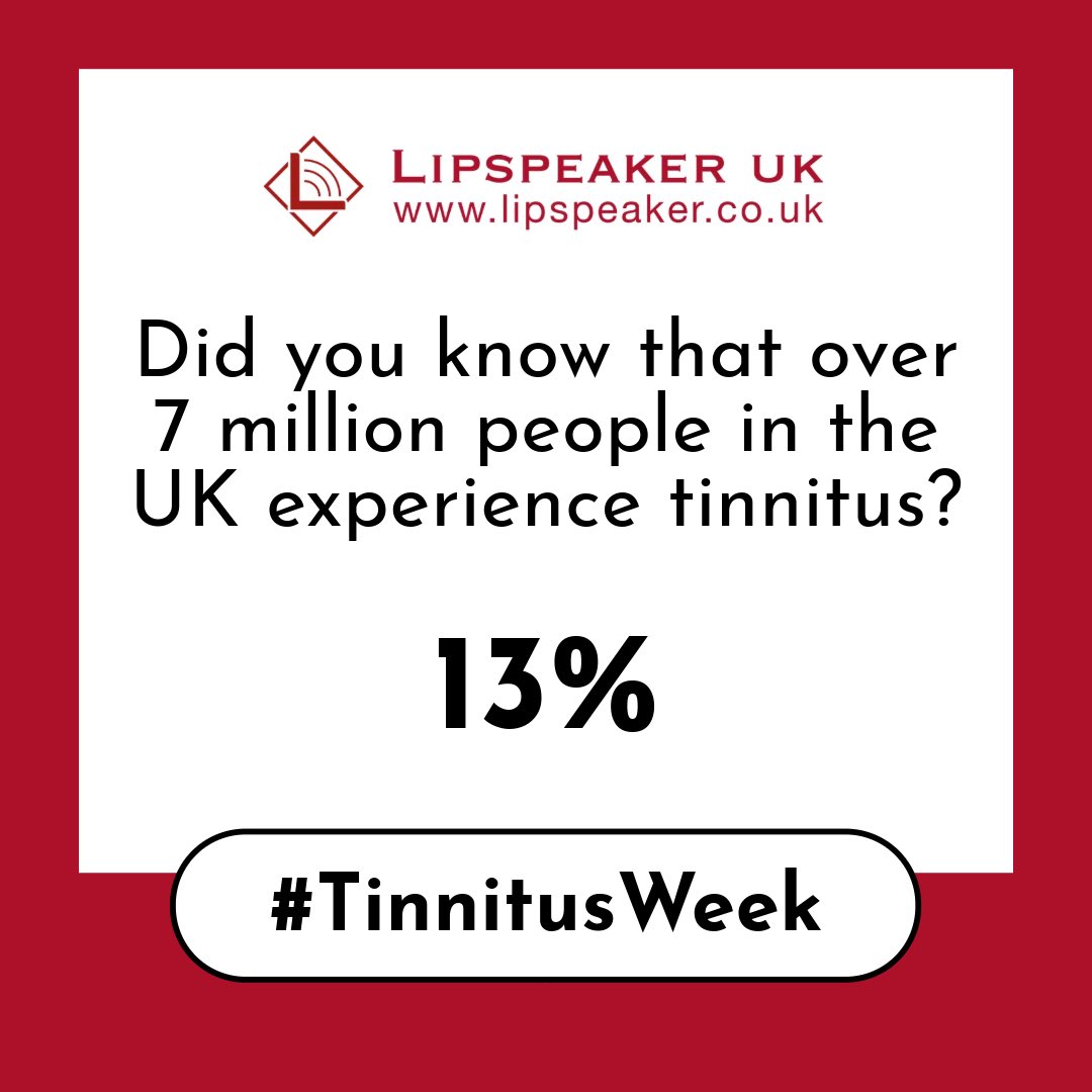 It’s Tinnitus Week! Did you know around 7 million people in the UK experience tinnitus? The constant ringing or buzzing can be tough, but awareness and support make a difference. Let’s raise awareness this week! #TinnitusWeek #HearingHealth #UK