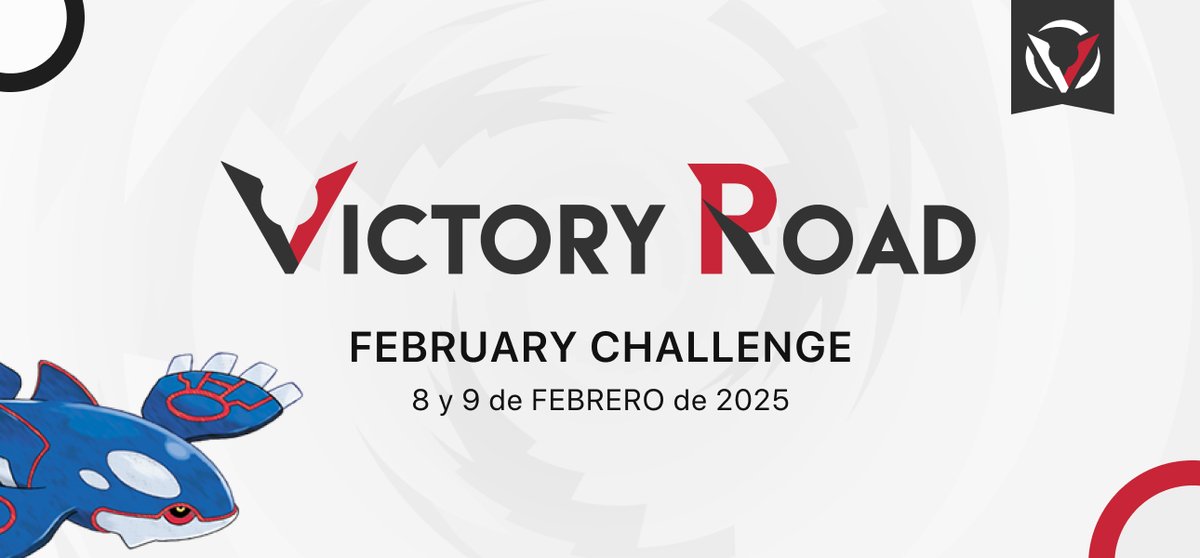 ¡Prepárate para EUIC! ¡Apúntate al VR February Challenge! 🚀🌐

🗓️ 8–9 feb., 15:00 CET
🎮 Reg. G (VGC)
🎟️ 10 $
🏆 2 días suizo + top cut asimétrico

🔁 RT: ¡se sortea una entrada gratis!

📖 Info: victoryroad.pro/vr-feb25/
👉 Inscríbete: battlefy.com/victoryroad/vi…