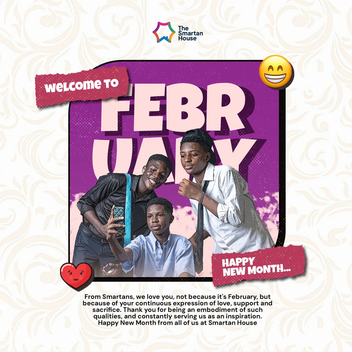 EliteSmartans's tweet image. It’s the month of love, February.
From the Smartans, thank you for your sacrifice and continuous expression of love.

Happy New Month.

#Thecultureshift #Thecultureserie. #AgeofTransformers #boldnewfuture #Smartanculture.